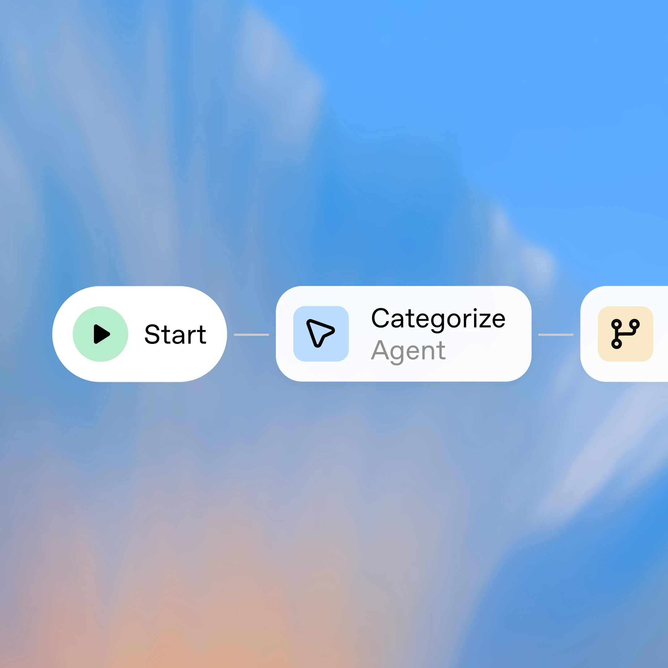 Abstract city skyline artwork